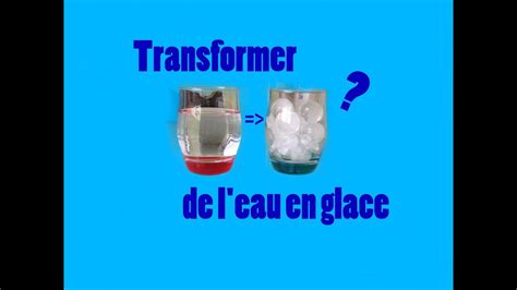 eau froide transforme.